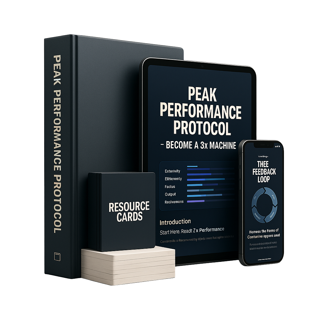 Peak Performance Protocol – Become a 3x Machine