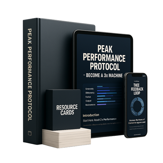 Peak Performance Protocol – Become a 3x Machine